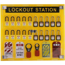 CE certification Approval 20 piece safety padlock lockout station